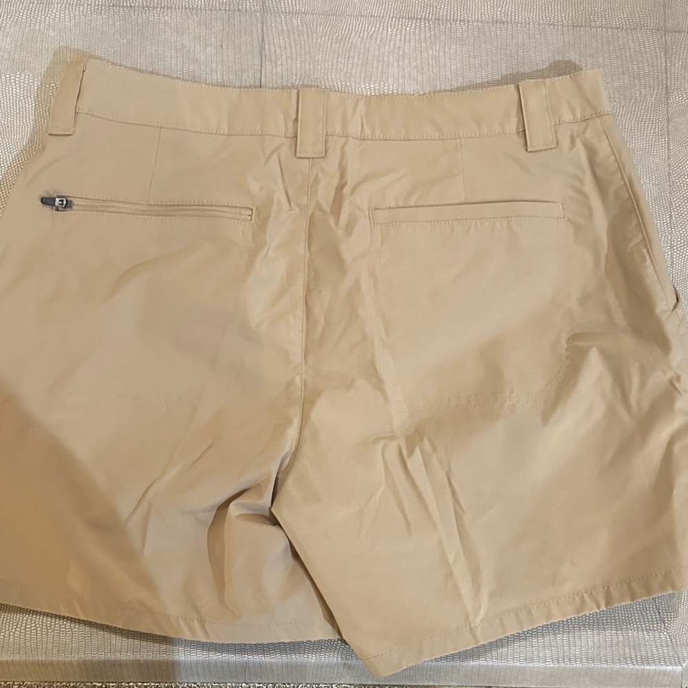 Amazon Essentials Women's Tan Athletic Shorts - Picture 3 of 3